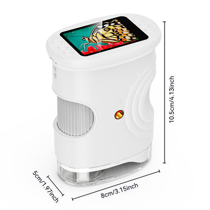 MicroExplore™ Smart Mikroskop – Mini Mikroskop til Børn & Smartphone